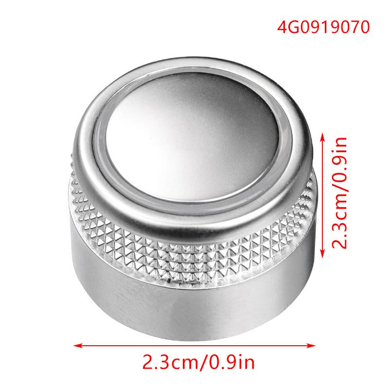 Menu Switch Setting Cap & Volume Knob Button for 2012+ A6 Allroad Quattro C7 A7 MMI Radio, 4G0919069 4G0919070