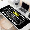 Custom Name Personalized Borussia Dortmund Pattern Mousepad, Laptop PC Desk Mat, Decorative Desk Mat for Home Keyboard Pad Gift