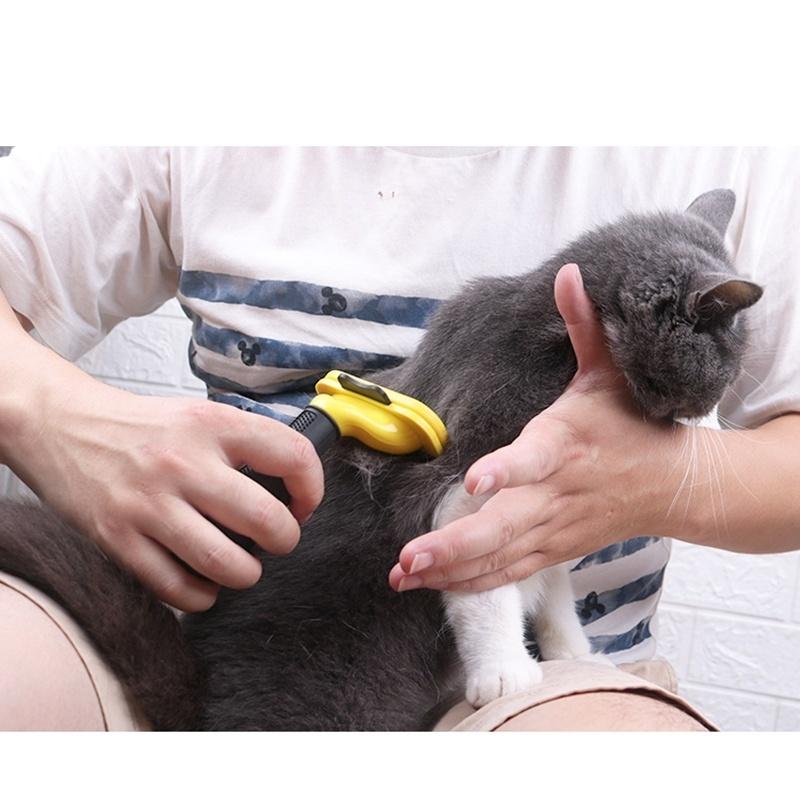 Расческа для собак/кошек, расческа для удаления волос, нож для расчесывания, щетка для удаления шерсти домашних кошек, чистящие средства для домашних животных