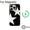 Роскошный чехол Clmj BADDIE LUCKY YOU для iPhone 17 16 15 14 13 12 11 Pro Max Plus Air Магнитный Двухслойная Задняя Крышка