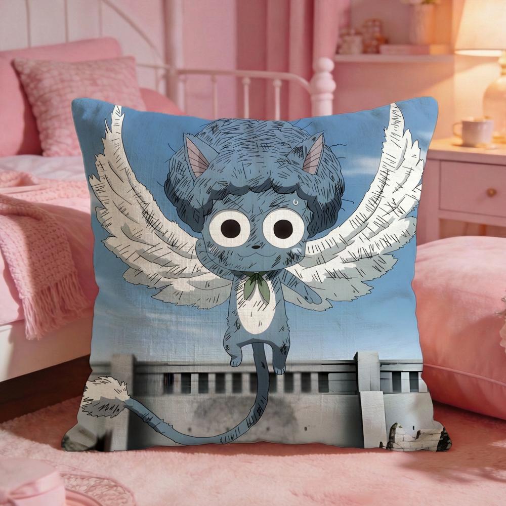 fFAIRY TAIL anime Cushion Cover Premium Comfort Reversible Pillow Cove Two in One Design for Any Room  Car Interior