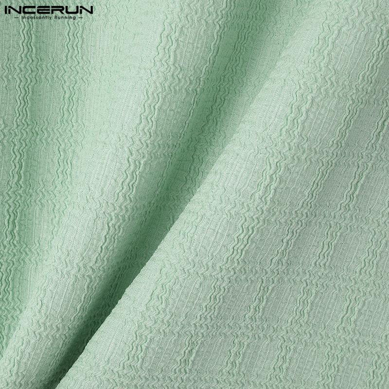 INCERUN Мужские летние однотонные майки без рукавов с V-образным вырезом