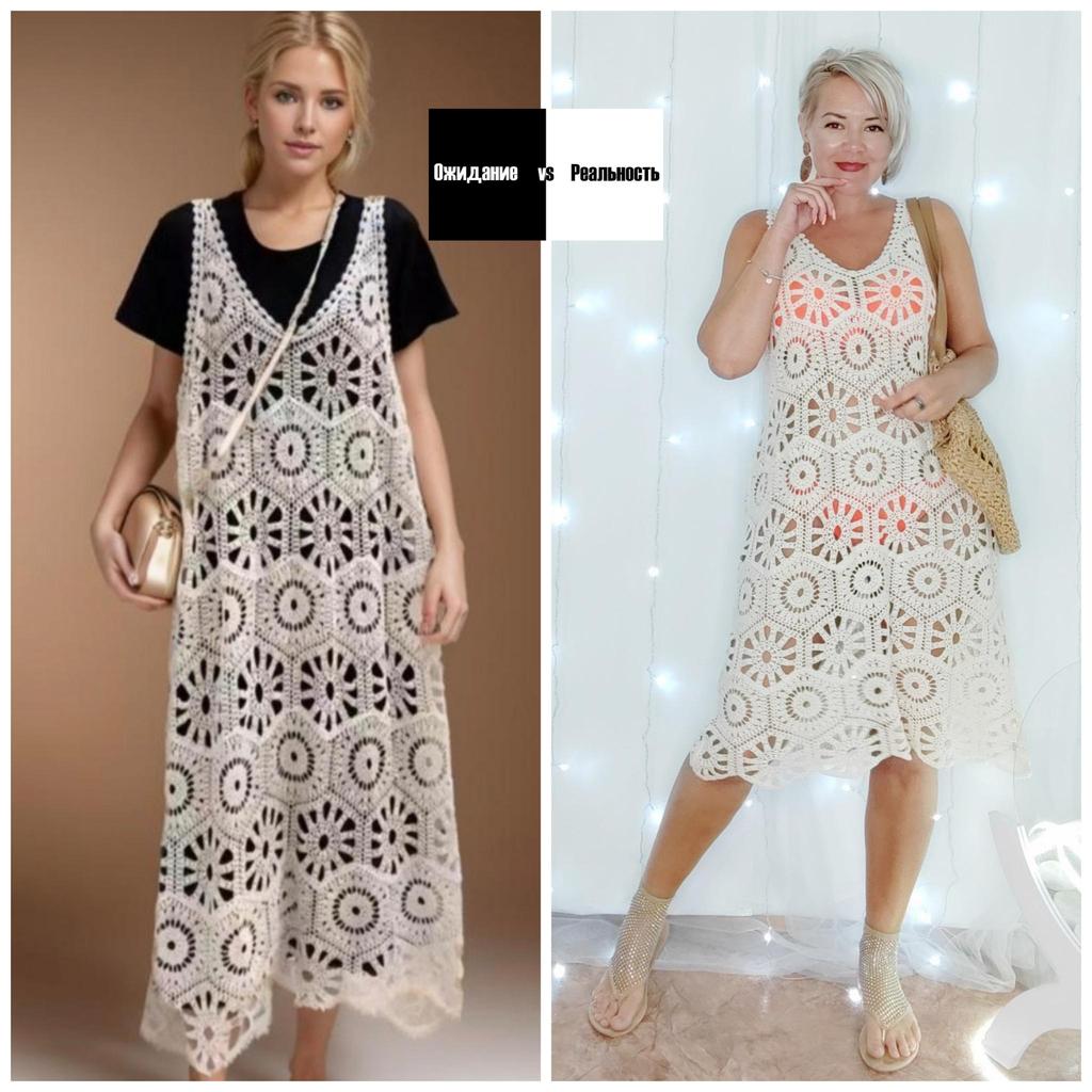 Women Knitting Lace Long Hollow Out Vest O-Neck Summer Tops Tees Loose Basic Beachwear Covers