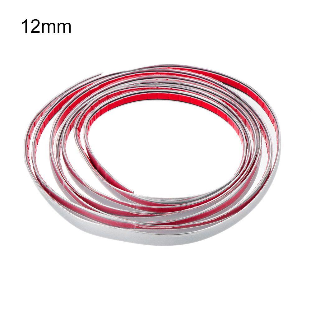 Width Styling Auto DIY Moulding Trim Adhesive Sticker  Bumper Protective Car Body Chrome Strip