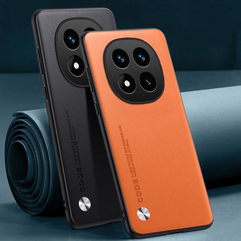 Роскошный чехол из искусственной кожи для Xiaomi Poco X7 PocoX7, задняя крышка, матовый силиконовый чехол для телефона с полной защитой для Redmi Note 14 Pro 5G