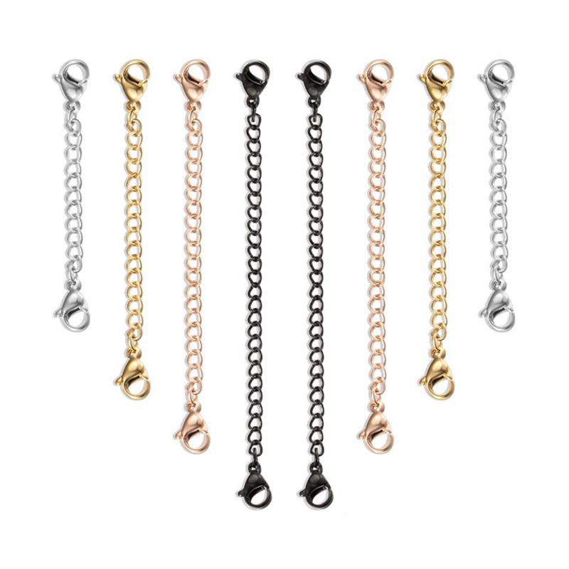 Ожерелье, браслет, удлинитель цепочки, практичный, многофункциональный, изысканный замок-лобстер, удлинитель «сделай сам», безопасность, разная длина