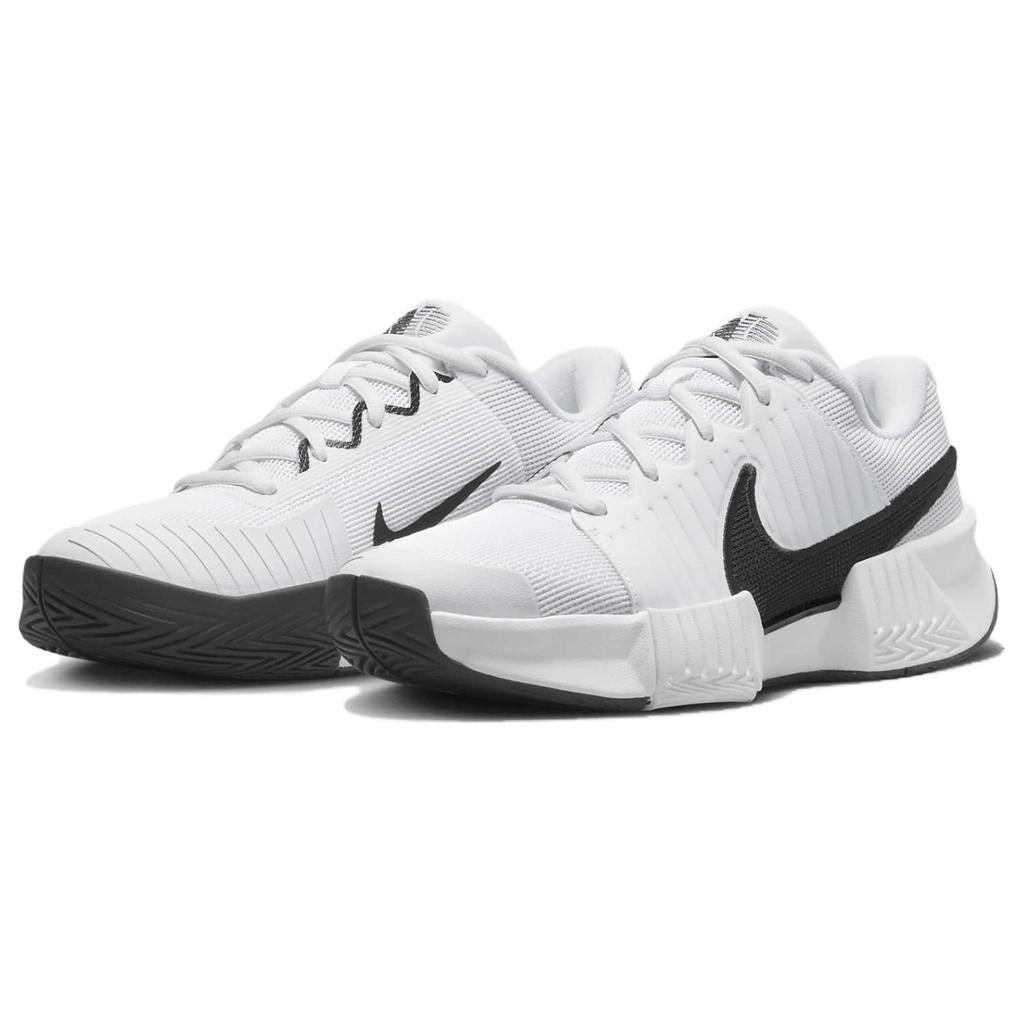 Новые износостойкие теннисные кроссовки Nike GP Challenge Pro с низким верхом Женские Белые Черные FB3146-100