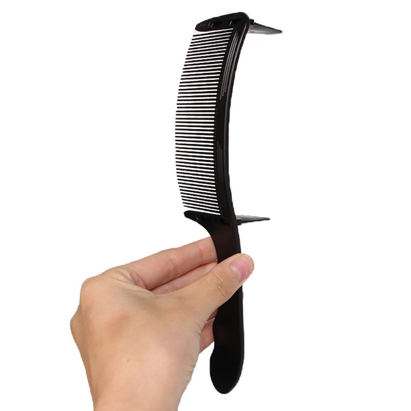 Профессиональная парикмахерская стрижка волос, изогнутая расческа для позиционирования, регулируемый дизайн S-образной дуги