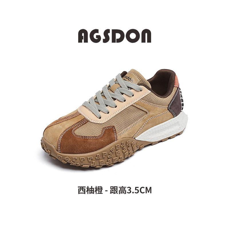 Платформа Augustine обувь Forrest Gump женская 2025 новая летняя обувь для тренировок и поездок на работу ретро спортивная маленькая белая повседневная обувь