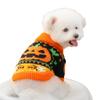 Halloween Theme Pet Sweater For Small Dog and Cats With Elastic Neck Warm Winter Knitwear Outfit Festival Cerebration
