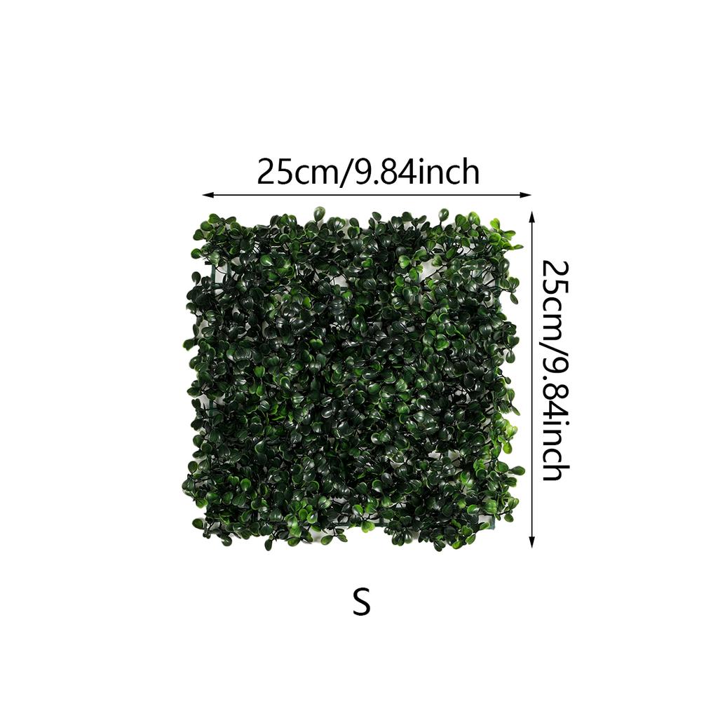 1pc Artificial Lawn, Artificial Grass Greenery Wall Decor, Fake Plants Backdrop, Outdoor Indoor Faux Boxwood Green Wall Foliage