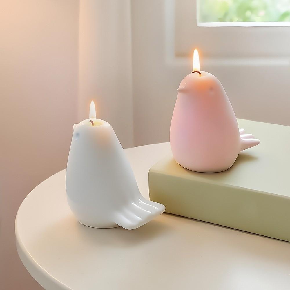 Silicone Silicone Candle Mold DIY Bird Mold New Animal Ornament Mold Home Decoration