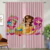 Strawberry Shortcake Shades Оконная занавеска для комнаты 2 панели Современная гостиная Шторы для камеры Хэллоуин Украшение Кухня