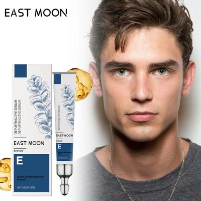 Увлажняющий мужской крем для глаз East Moon уменьшает мелкие морщинки вокруг глаз, снимает отечность, осветляет и подтягивает кожу вокруг глаз за недели.