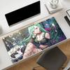 VTuber Y-Yakumo Beni Коврик для мыши Нескользящий Резиновый Игровой Баланс Компьютерный Коврик Декорация Deskmat Ноутбук Офис Большой
