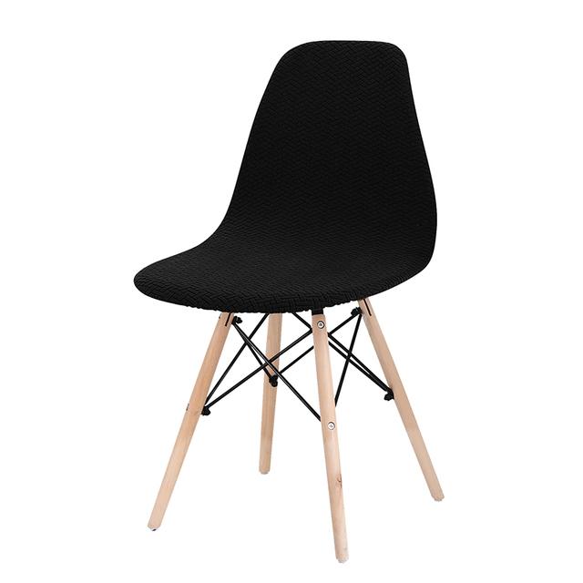 1 шт. жаккардовый тканевый чехол на стул маленького размера, большой эластичный защитный чехол для стула, чехол для барного сиденья с короткой спинкой для столовой отеля