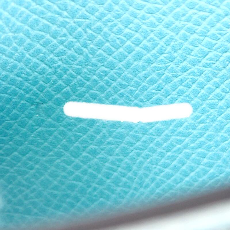 HERMES Кошелек Синий Атолл Эпсом Женский