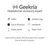 Geekria Чехол-щит Чехол для наушников Совместимость Жесткий чехол Дорожный Жесткий чехол Jabra Evolve 2 Evolve 2 Evolve2 Evolve2 Evolve2 Evolve 20 UC