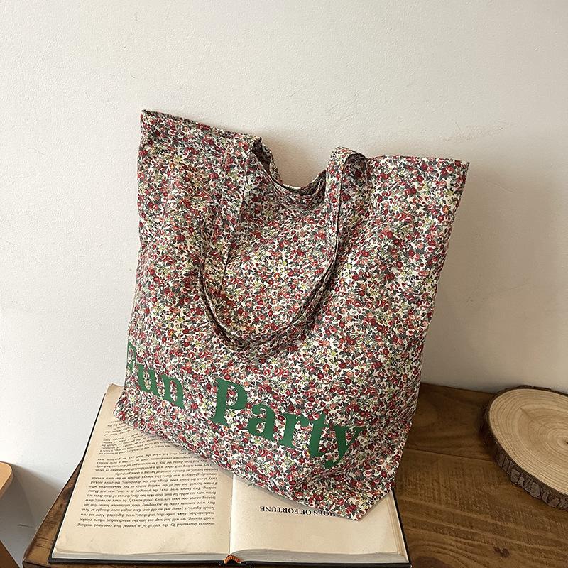 Small Fresh Floral Shoulder Bag Bag, New Casual Tote Bag, Versatile Underarm Bag, Commuter Bag.
