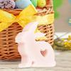 Easter Bunny Silicone Mold Hollow Love DIY Candle Casting Mold Non-Stick DIY  Easy To Release Casting Art Crafts Decoration