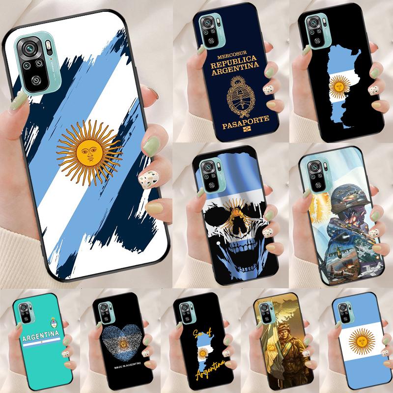 Чехол Аргентинский Флаг для Xiaomi Redmi Note 13 Pro 14 12 11 9 10 9S 10S 11S 12S Redmi 14C 10C 12C 13C