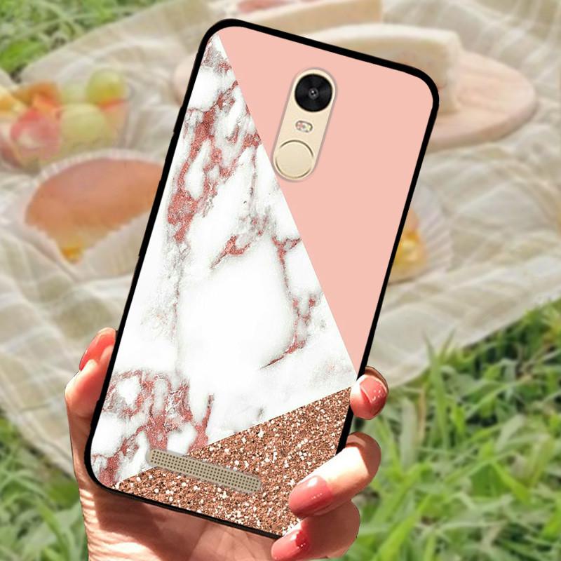 Чехол-бампер для Xiaomi Redmi Note 3, силиконовый, мягкий, с рисунком мрамора, черный, Funda Coque для Xiaomi Redmi Note 3 Pro, защитный Note3Pro