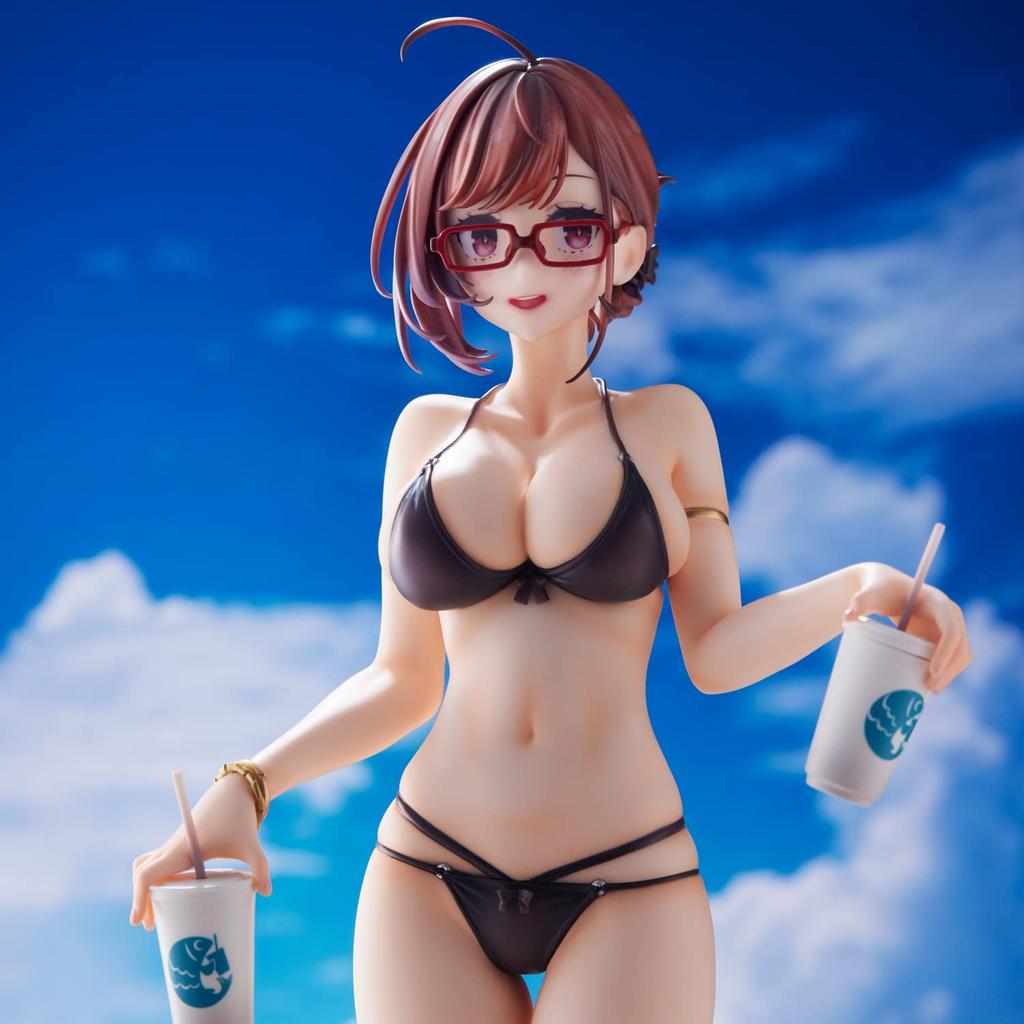 92M Illustration "Myopic Sister Swimsuit Ver." Non-scale PVC & ABS Painted Finished Figure