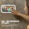 161° Rotation Waterproof Shower Phone Holder with Angle Adjustable, Wall Mounted Phone Holder for Bathroom Kitchen