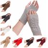 Fingerless Knitted Gloves  Wool Gloves Fashion Half Finger Gloves  Female/Girls