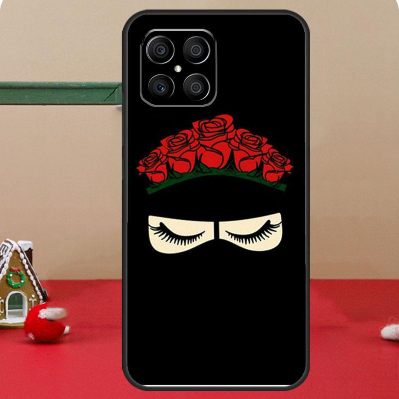 Арабский Мусульманский Исламский Чехол с Глазами для Девочки для Honor Magic 6 7 8 Pro Honor 400 200 70 90 Lite X8c X8b X9a X9b X9c X9d Win RT Чехол