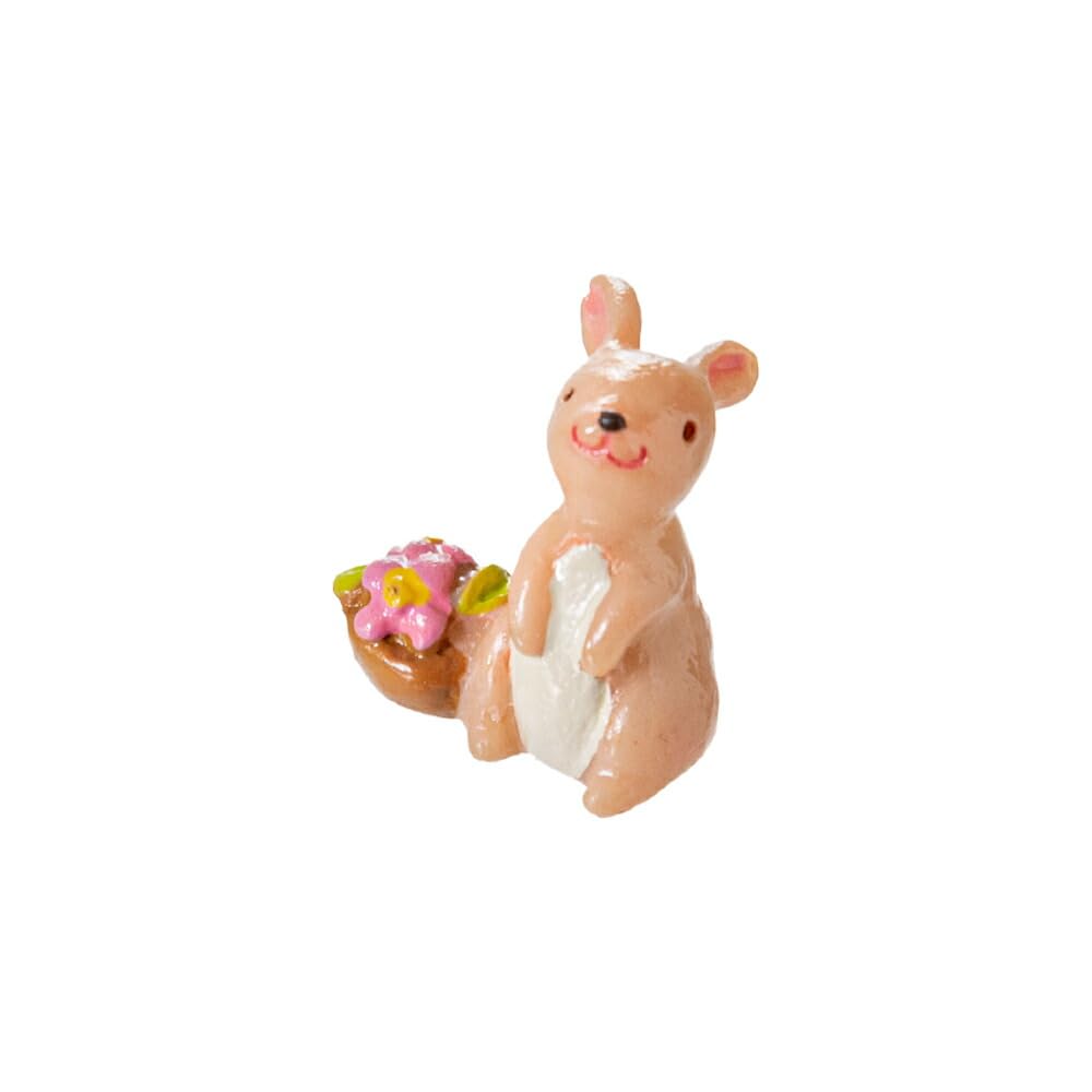Maruwa Trade Maruwa Trading Naughty Mini Mascot Flower and Rabbit cm - - Size Approx. W1.9 D1.7 H1.9 - 1103833-14