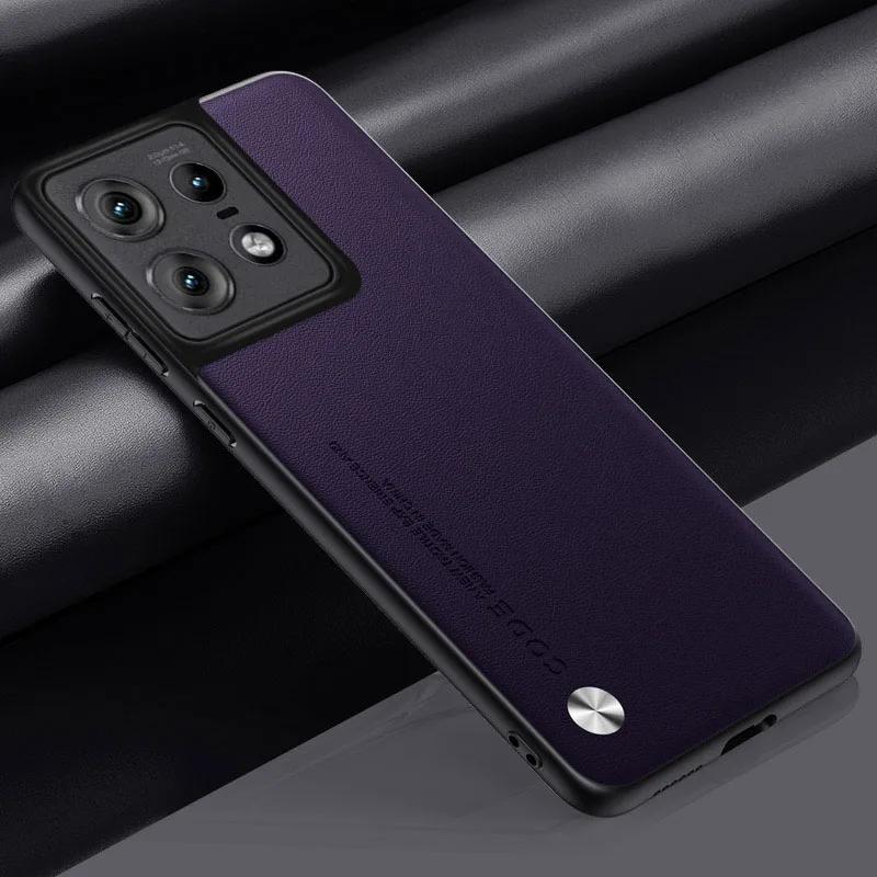 Роскошный чехол из ПУ-кожи для Motorola Edge 50 60Pro Ultra Neo, противоударный силиконовый чехол для телефона для Moto Edge 70 60 Fusion, задняя крышка