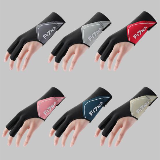 1 шт. Перчатка для бильярда с эластичной застежкой-лентой, регулируемый дизайн, нескользящая, для левой руки, 3 пальца, для бильярда