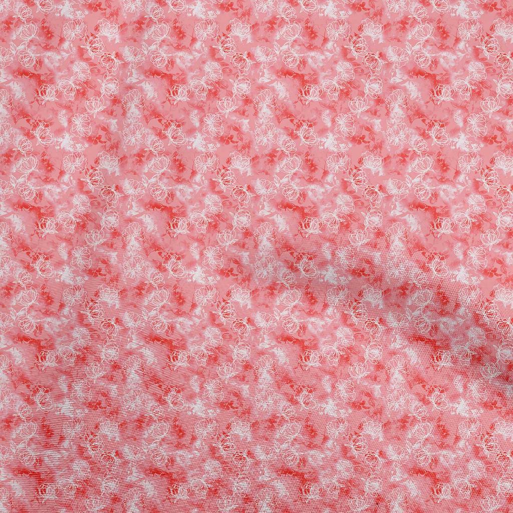 oneOone Ткань Cotton Flex Green, азиатская, с узором «Tie & Dye», с цветочным рисунком, декоративная ткань, напечатанная по ярдам, 40 дюймов