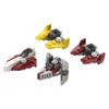 Gobricks MOC Космос Микро Республика Звездные Истребители Космический Корабль Строительные Блоки Планета Империя Модель Истребителя TIE Игрушки Сделай Сам Подарок для Детей