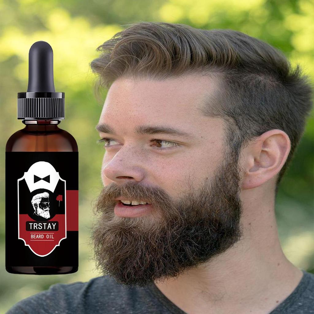 Beard Regrow Oil Natural Hair Growth Protects Seurm Oils Organic Essential Oils Hair Essence Enhancer Care
