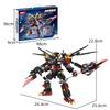 Building Block Mecha Series Deformation Fighter Mecha Model Small Particles Children Building Block Boy Assembly Robot