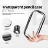 1 MOQ Custom Clear PVC Zipper Pencil Pouch No Minimum Order Transparent Exam-approved Pen Case Simple Stationery Bag