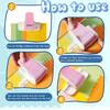 Набор из 2-х фигурных дыроколов 'Цветочная кайма' для DIY открыток