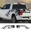 Наклейки на борт пикапа Для Dodge RAM 1500 Rebel Графика для грузовика Декор в стиле Splash Grunge Наклейка на багажник Виниловая накладка Автоаксессуары