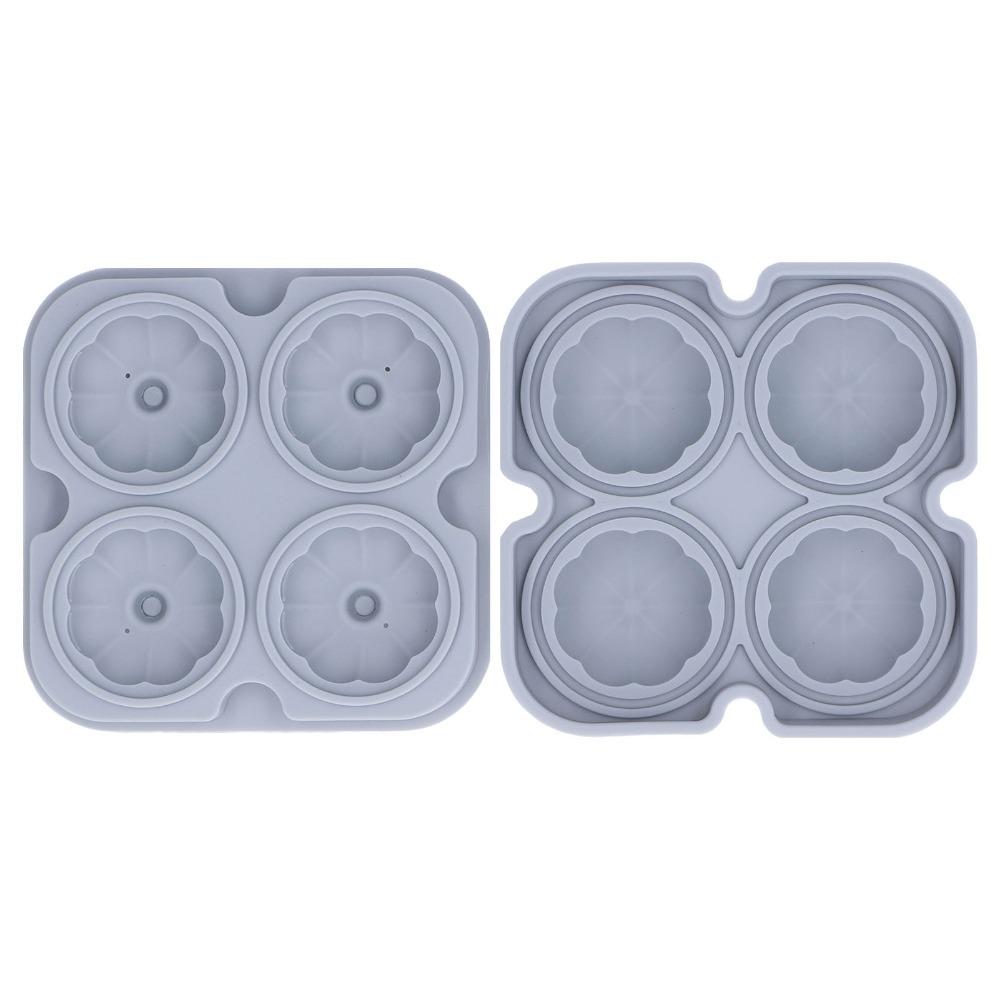 3D Pumpkin Shape Whiskey Ice Mold Silicone Ice Ball Maker Mold Durable Pumpkin Ice Ball Mold Home