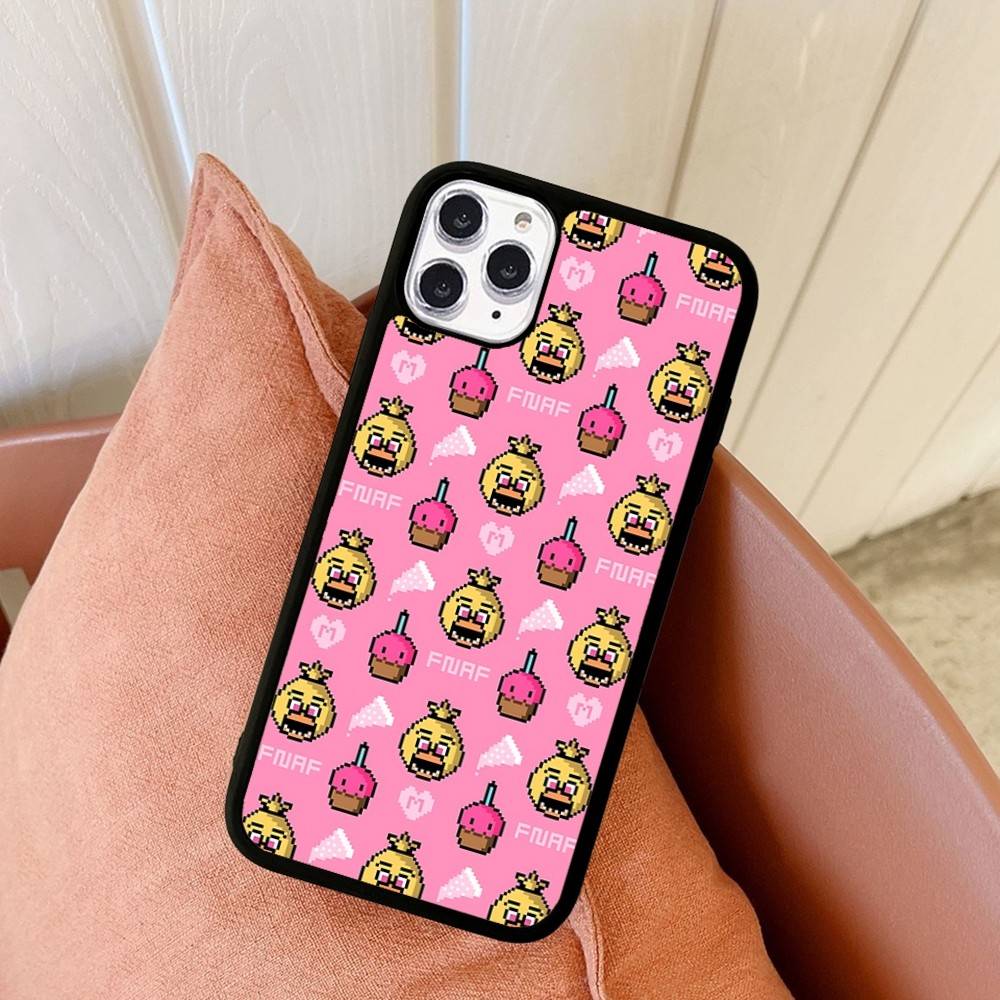 Fnaf Five-nights-At-Freddys Аниме Для iPhone 17 16 15 14 13 12 11 Mini Pro Max Plus Задняя крышка телефона из ПК+ТПУ