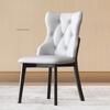 American Retro Solid Wood Home Dining Chairs Modern Hotel Meeting Chair Restaurant Luxury Soft Back Chair Dining Room Furniture