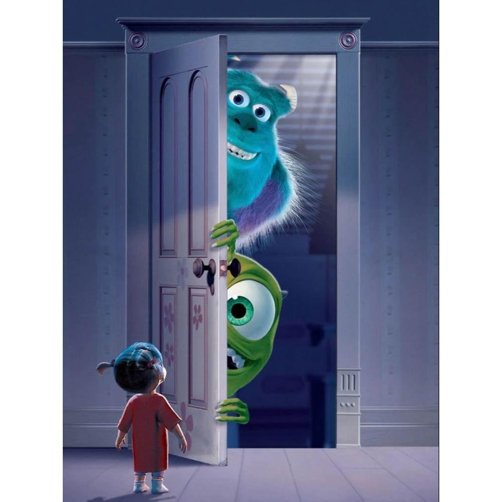 2026 New Disney Monsters Inc Diamond Embroidery Cartoon Round Diamond Painting New Mosaic Puzzle Rhinestones Home Wall Decor