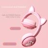 Bluetooth-наушники, светящиеся светодиодные милые кошачьи ушки, подарок для девочек, детская гарнитура, беспроводная HIFI стерео басовая вилка 3,5 мм с микрофоном