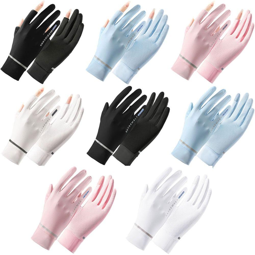 Sexy Cycling Equipment Outdoor Touch Screen Mitten Driving Sun Protection Gloves Sunscreen Gloves