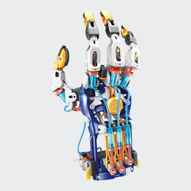 Zestaw dla dzieci robot hydrauliczny ręka cyborga zabawka dzień dziecka
