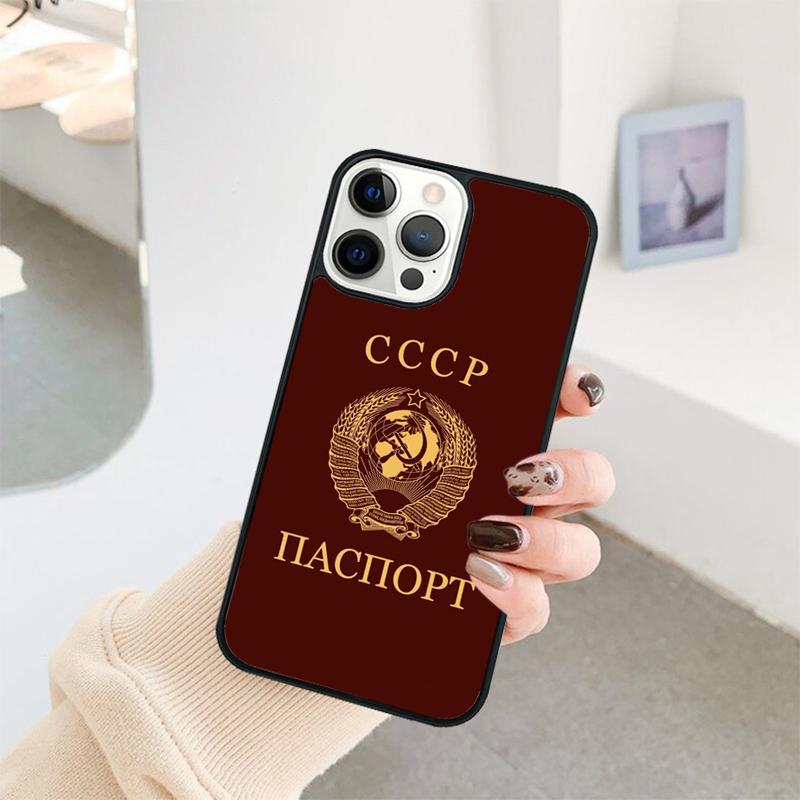 Soviet Union USSR Flag Phone Case For iPhone 17 Air 16 15 14 11 12 13 Pro MAX Plus coque Cover Shell