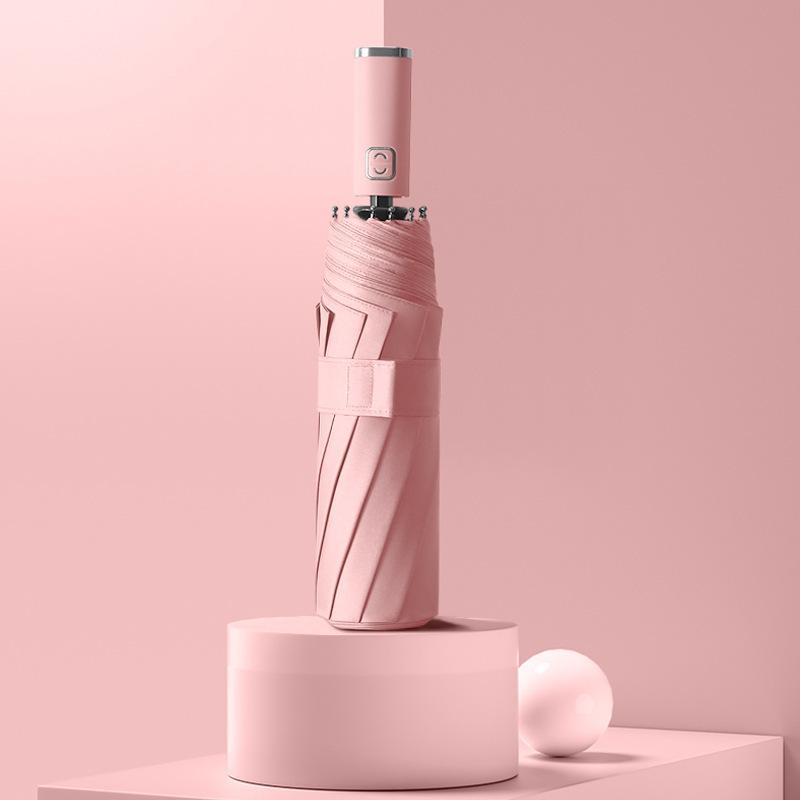 Новый автоматический зонт из 10 секций, мужской зонт от непогоды и дождя, утолщенный ветроустойчивый солнцезащитный зонт