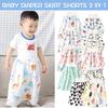 Comfy Reusable Baby Diaper Skirt Shorts 2 In 1 Boy's Girl's Training Skirt
